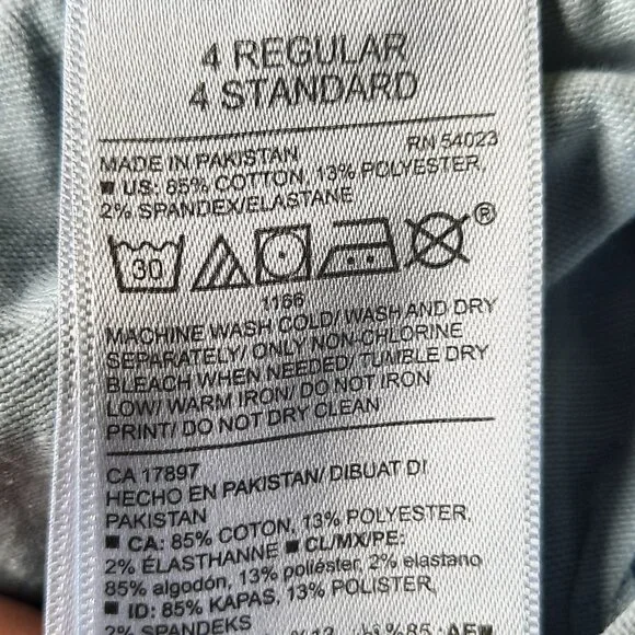 Old Navy Mid-Rise ROCKSTAR Distressed Skinny Jeans - Darkwash, Size 4 - Picture 9 of 15